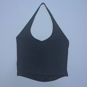 Gray halter top, large, just not interested in this top anymore.